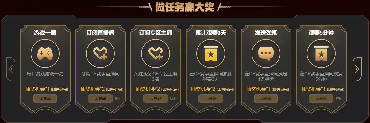 觀賽任務界面示意圖