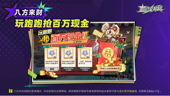 神金氣爽的橫版跑酷沙盒新游《超時空跑跑》今日公測!