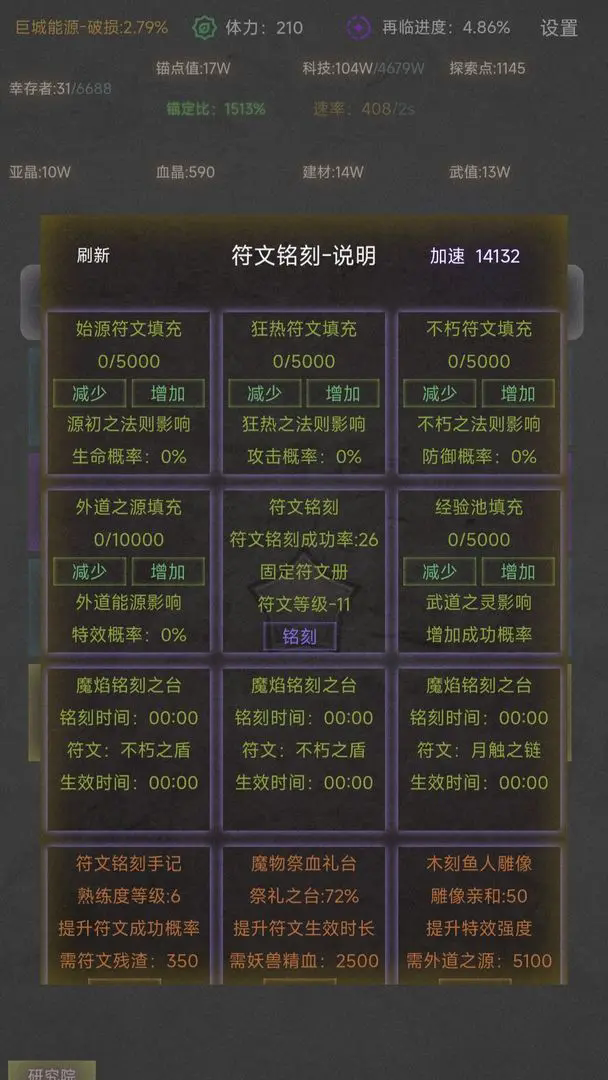 外道熔爐界面示意圖