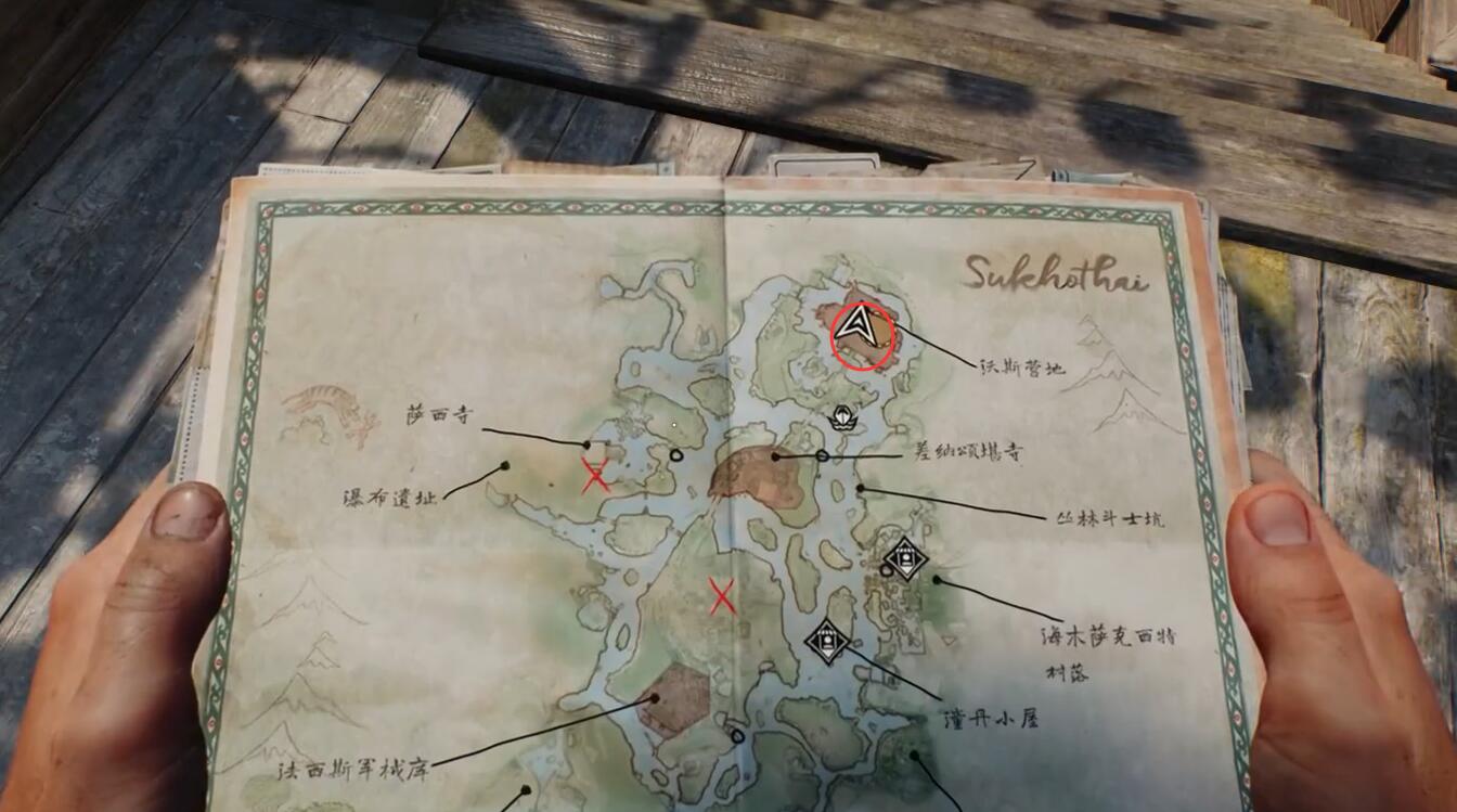 沃斯?fàn)I地制服位置