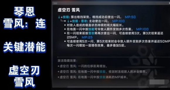 琴恩連招示意圖