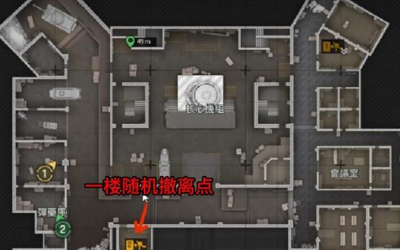 隨機撤離點位置