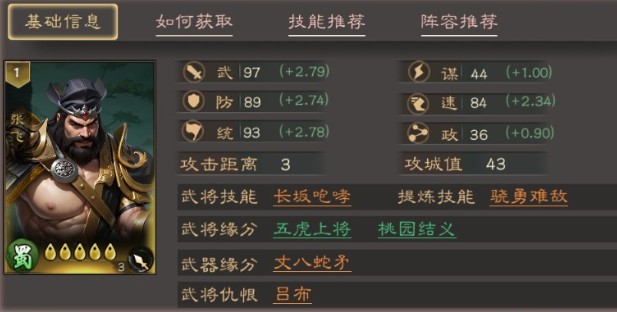 三國亂世霸王：張飛技能這樣配，輸出+控制雙殺-景澄手游網