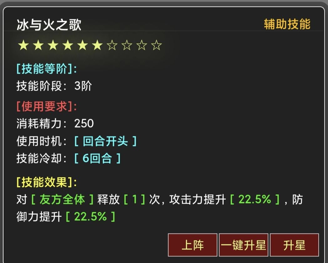 屬性增幅技能示意圖