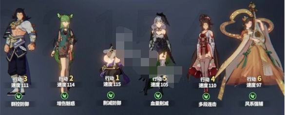 前期陣容搭配示意圖