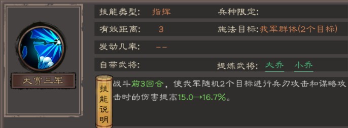 技能搭配示意圖