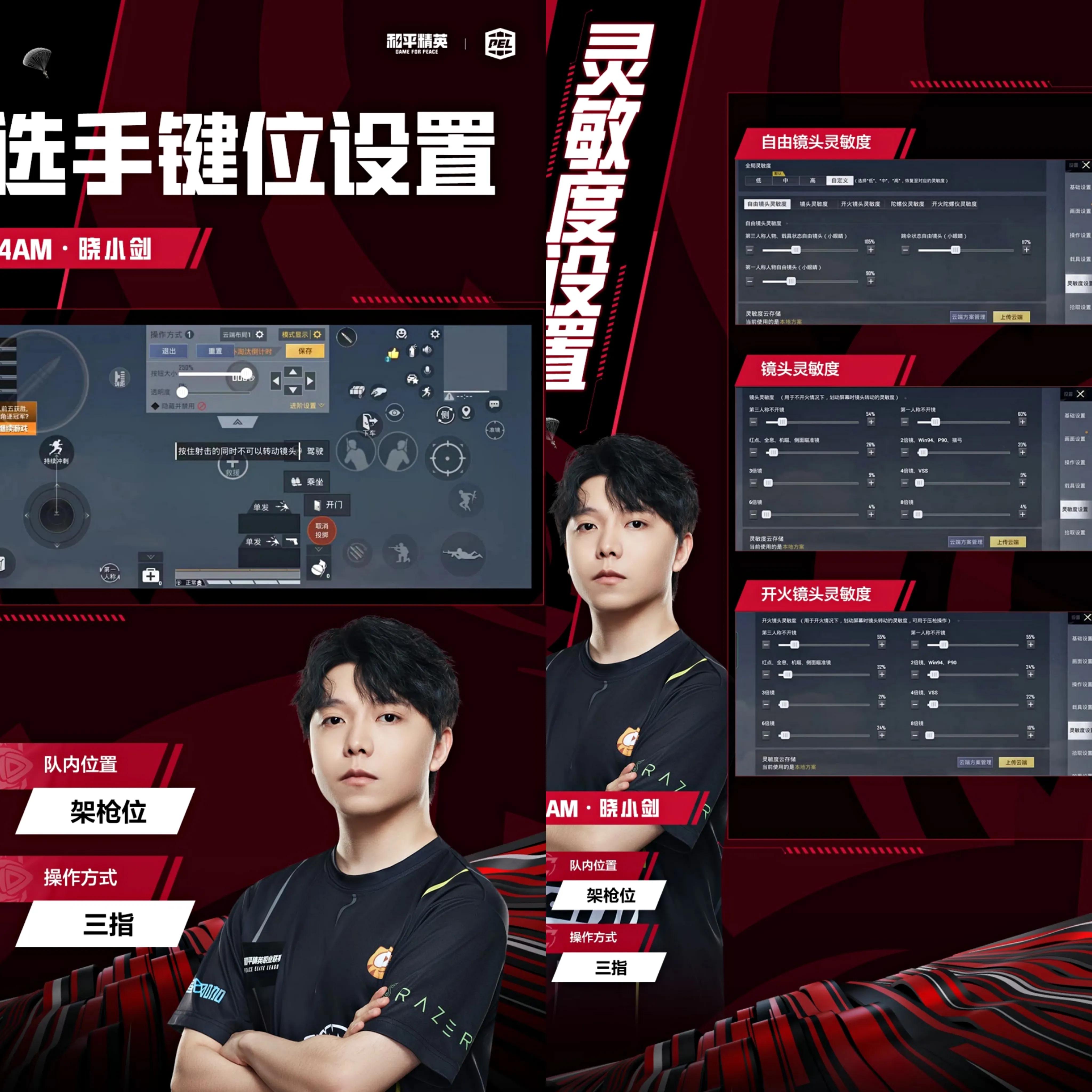 和平精英總結職業選手最強靈敏度與操作鍵位分享