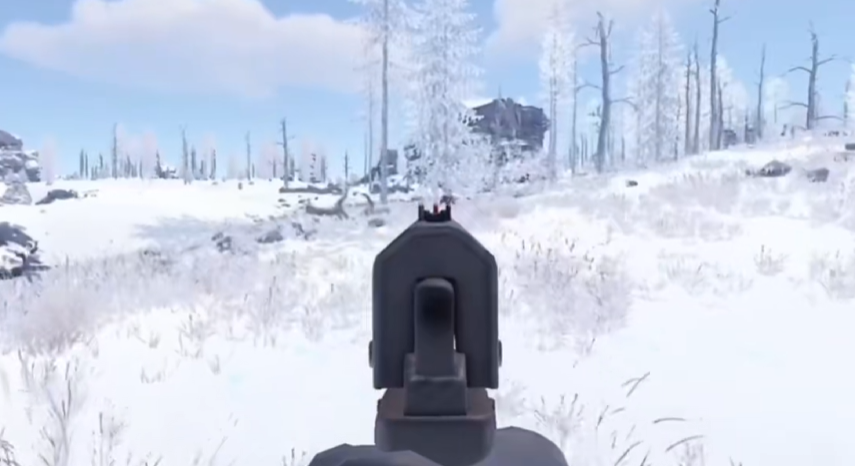 雪山中的補給箱