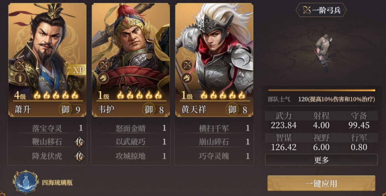 蕭升陣容