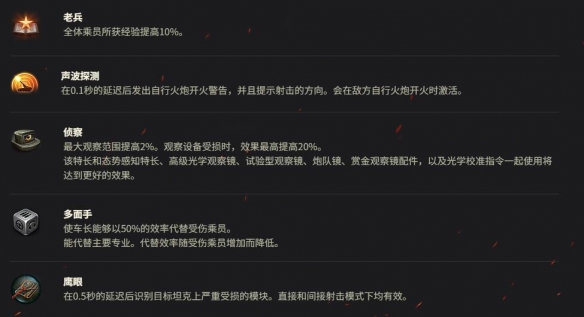 坦克世界T1E6乘員技能詳解:車長、駕駛、填裝