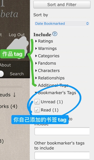 ao3怎么用書簽?標(biāo)記已讀未讀方法介紹