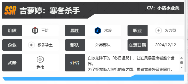 勝利女神新希望SSR吉蘿婷全技能解析-景澄手游網