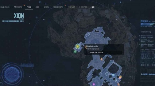 任務接取界面示意圖