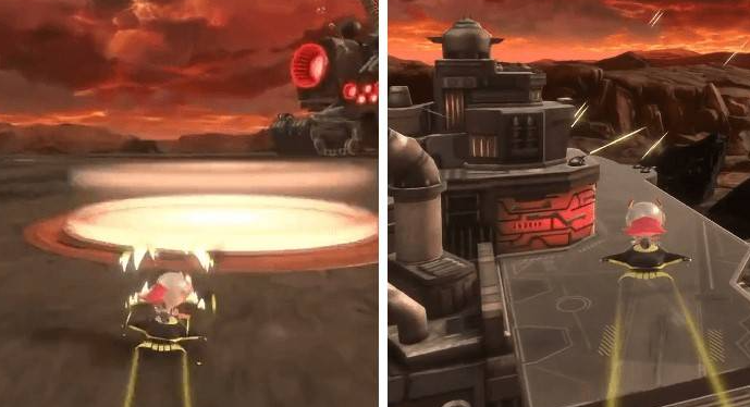 橙色區(qū)域飛升操作示意圖