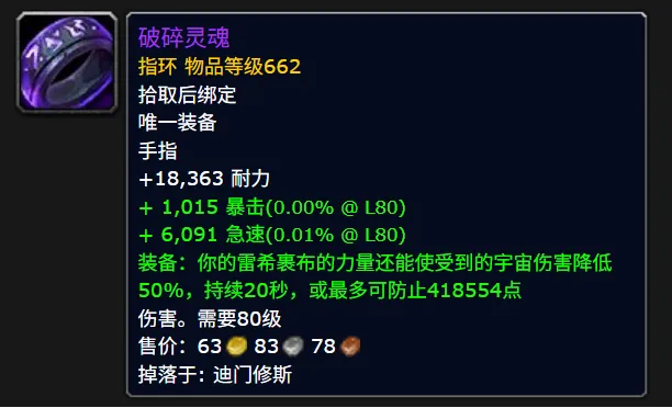 戒指裝備示意圖