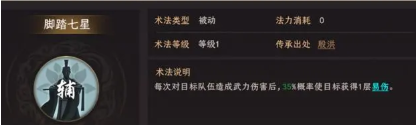 腳踏七星示意圖