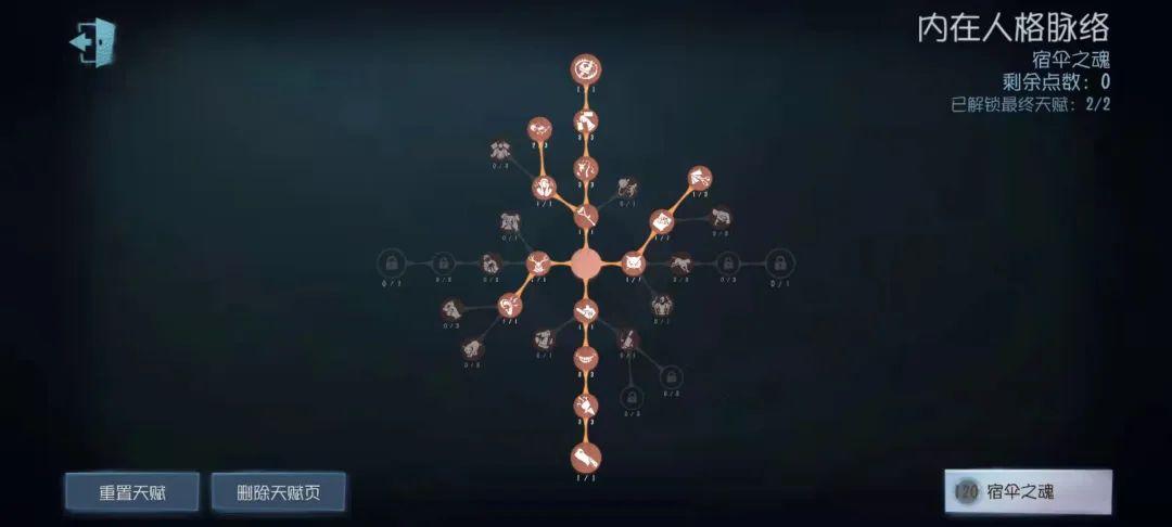 方案三天賦界面