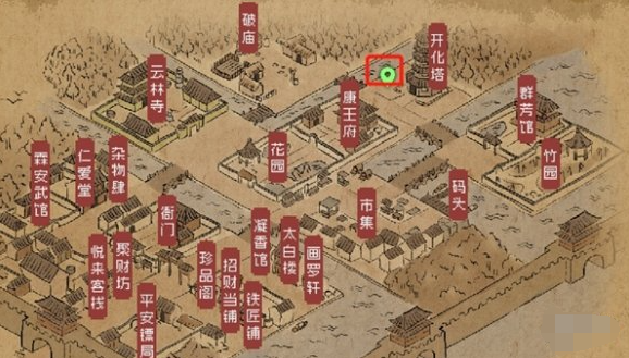 霖安城釣魚點示意圖