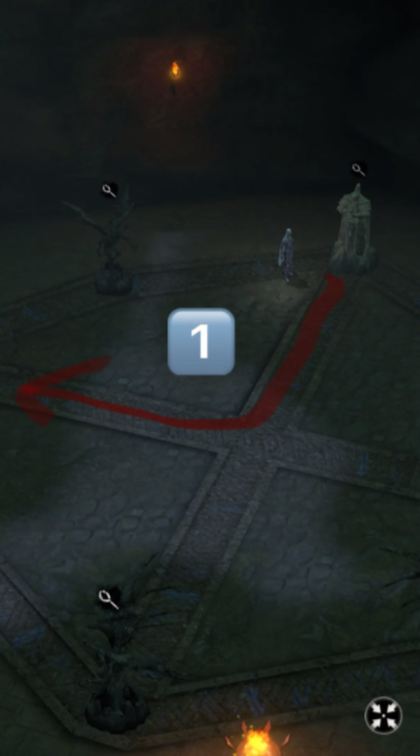 古代遺跡解謎場景