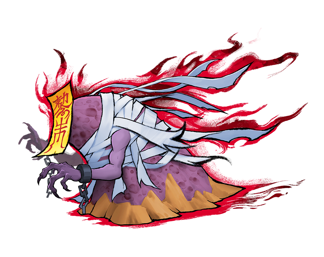 繃帶魔戰斗示意圖