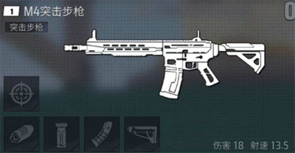 M4戰術配置示意圖