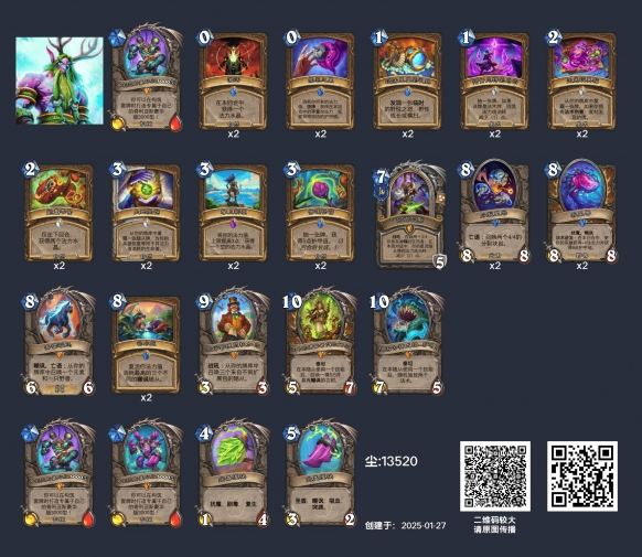 大哥德卡組代碼示意圖