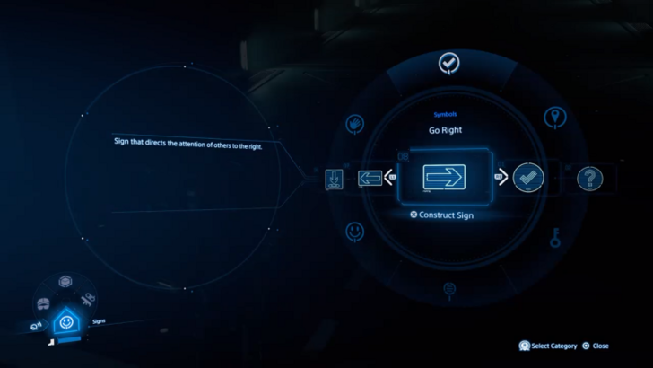 符號標志示意圖