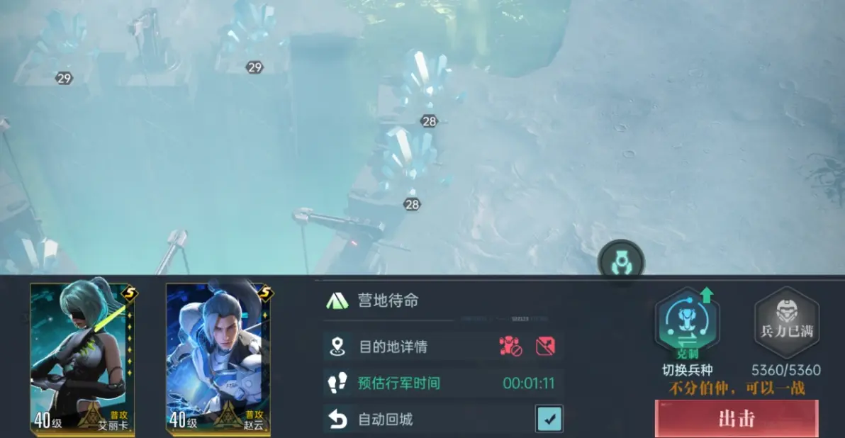 兵種克制示意圖