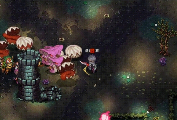 櫻花亂舞示意圖