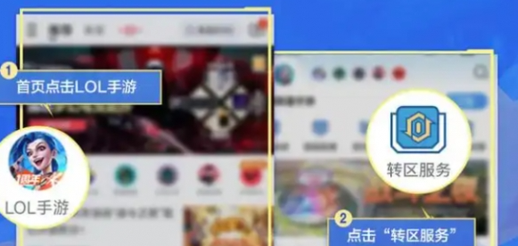 轉區界面