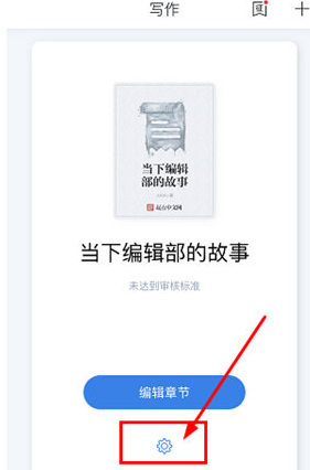 步驟1:進(jìn)入寫作界面示意圖