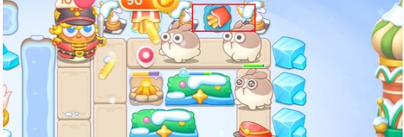 下圖位置薯條布置