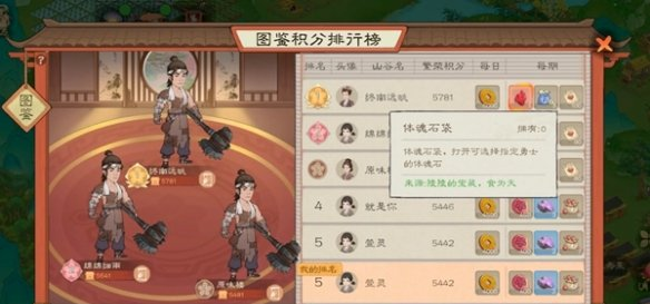 排行榜界面