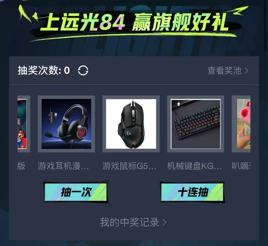 投稿抽獎示意圖