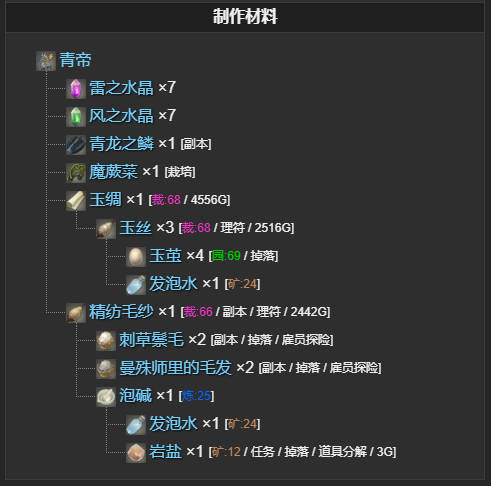 裁縫秘籍界面
