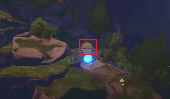 第二個翻飛之幣位置