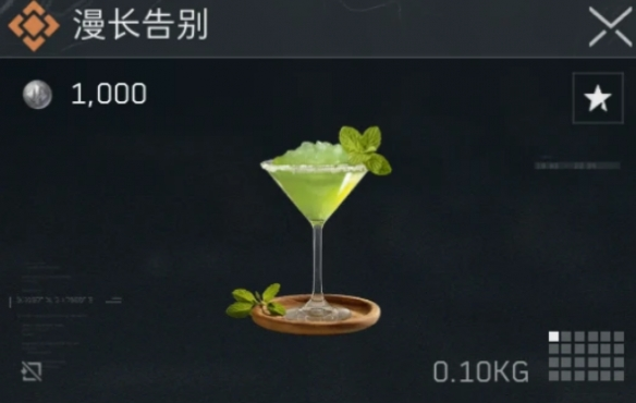 漫長告別配方示意圖