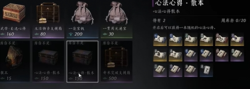 兌換箱內物品展示