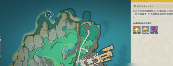 任務起始位置地圖示意