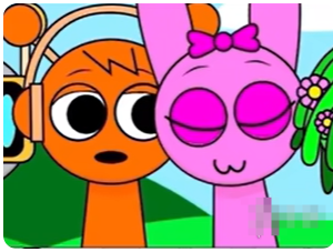 奧倫與Pinki互動圖