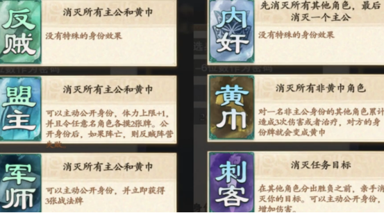 反賊陣營(yíng)身份技能