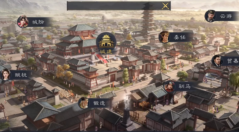 選區示意圖：避開敵方路線，預留行軍空間