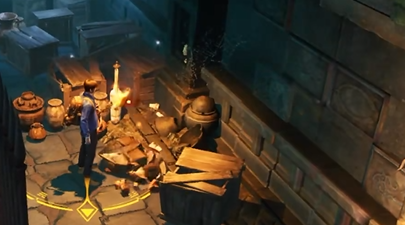 敲鐘操作示意圖