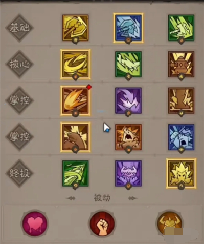 技能搭配示意圖