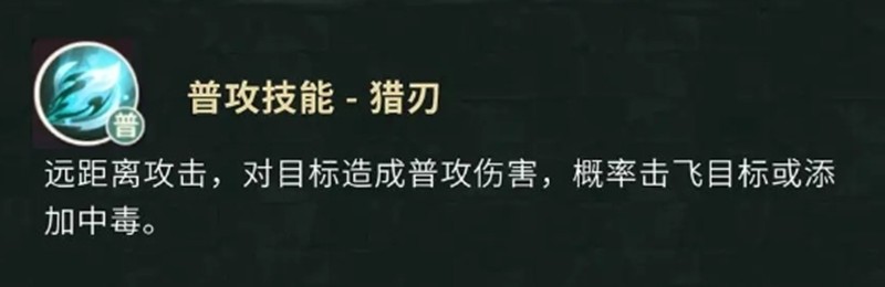 獵刃技能示意圖