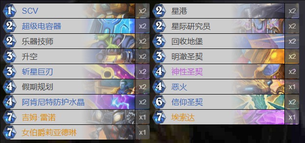 圣契星艦騎卡組