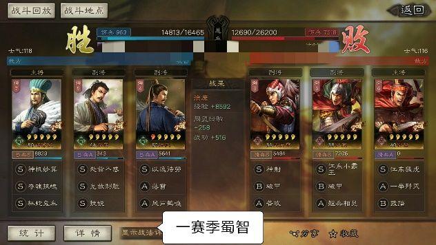 西蜀之智陣容示意圖