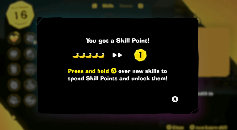 寶石收集與技能點示意圖