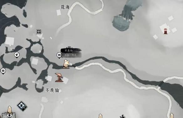 傳送點位置示意圖