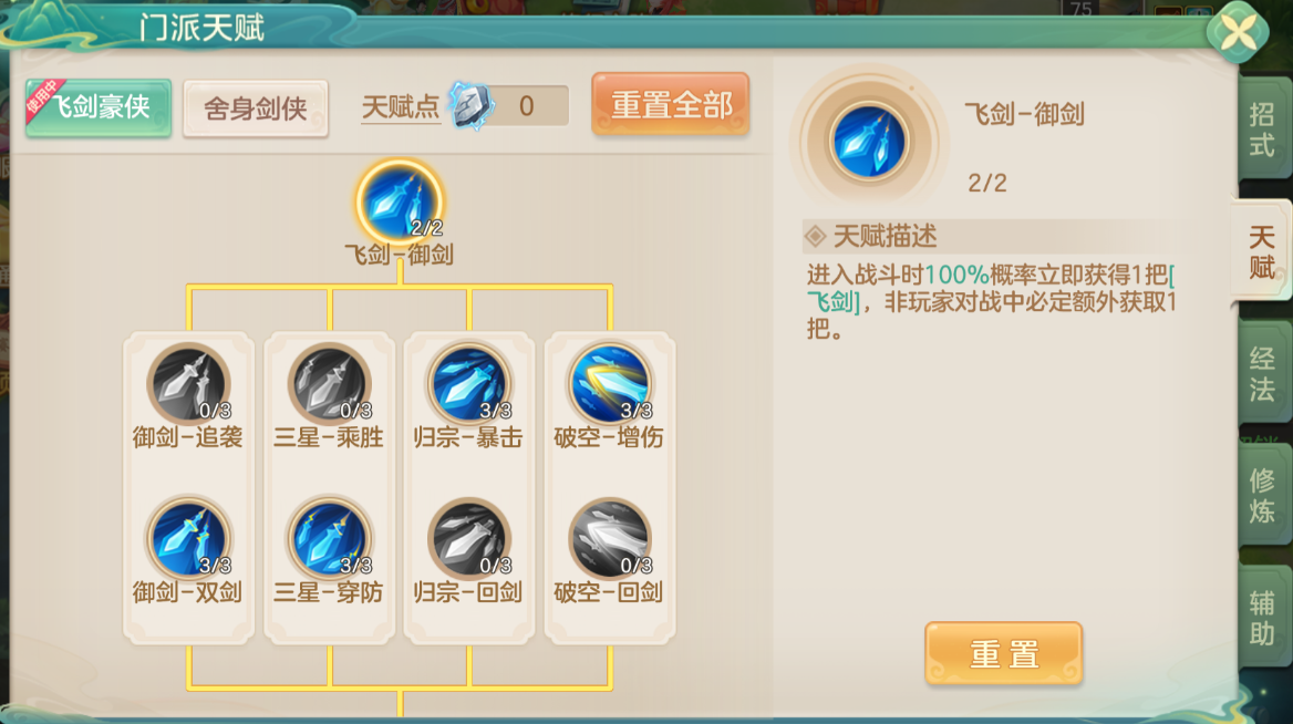 天賦搭配示意圖